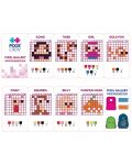 Комплект цветни силиконови пиксели Pixie Crew - Pink, 250 броя - 3t