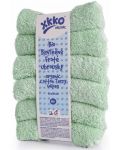 Комплект хавлиени кърпи от памук Xkko - Mint, 21 х 21 cm, 6 броя - 1t