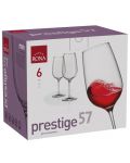 Комплект чаши за вино Rona - Prestige 6339, 6 броя x 610 ml - 3t