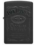 Комплект запалка и калъф Zippo - Jack Daniels, черен мат - 3t