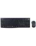 Комплект мишка и клавиатура Logitech - MK295, безжичен, черен - 1t