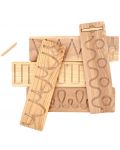Комплект Smart Baby - Тактилни дървени плочи за писане, 5 броя - 1t