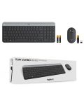 Комплект мишка и клавиатура Logitech - Combo MK470, безжичен, сив - 3t