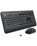 Комплект клавиатура и мишка Logitech - MK540 Advanced, безжичен, черен - 1t