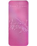 Комплект химикалка и писалка Faber-Castell Grip 2011 Glam - Виолетов цвят - 2t