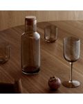 Комплект от 4 чаши за вино Blomus - Fuum, 400 ml, сиви - 3t
