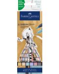 Комплект маркери Faber-Castell Goldfaber Sketch - Fashion, 6 цвята - 1t