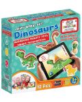 Комплект говорещи играчки Jagu - Динозаври, 12 части - 1t