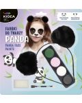 Комплект бои за лице с диадема Kidea - Панда - 1t