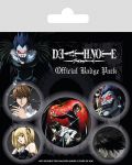 Комплект значки Pyramid Animation: Death Note - Characters - 1t