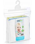 Комплект от 10 памучни носни кърпи BabyJem - White, 20 х 20 cm - 3t