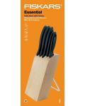 Комплект от 5 кухненски ножа Fiskars - Essential - 7t