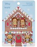 Комплект значки Loungefly Disney: Mickey and Friends - Gingerbread - 1t