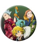 Комплект значки ABYstyle Animation: The Seven Deadly Sins - Mix - 2t