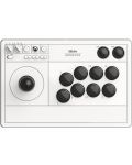 Безжичен контролер 8BitDo - Arcade Stick, бял (Xbox One/Series X/PC) - 1t