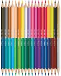 Комплект цветни моливи Maped Color Peps - Duo, 18 броя, 36 цвята - 2t