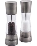 Комплект мелнички за сол и пипер Cole & Mason - Derwent Titanium, 19 cm - 1t