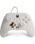 Контролер PowerA - Enhanced, за Xbox One/Series X/S, White Mist - 1t