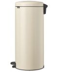 Кош за отпадъци с педал Brabantia - NewIcon, 30 L, бежов - 3t