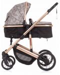 Комбинирана бебешка количка Chipolino - Енигма, Пясък - 4t