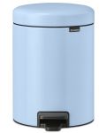 Кош за отпадъци Brabantia - NewIcon, 5 l, Dreamy Blue - 1t