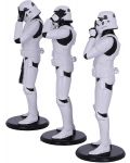 Комплект Статуетки Nemesis Now Star Wars: Original Stormtrooper - Three Wise Stormtroopers, 14 cm - 4t