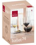 Комплект чаши за вино Rona - Ballet 7457, 4  броя x 680 ml - 2t