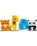 Конструктор LEGO Duplo My First - Влак за животни (10955) - 3t