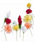 Творчески комплект за декорация Folia - Букет цветя от креп хартия - 3t