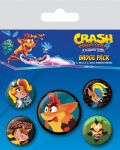 Комплект значки Pyramid Games: Crash Bandicoot - Badgy - 1t