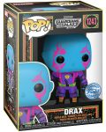 Комплект Funko POP! Collector's Box: Marvel - Guardians of the Galaxy - Drax (Blacklight) (Special Edition) - 4t