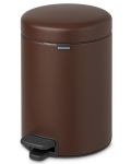 Кош за отпадъци Brabantia - NewIcon, 5 l, Mineral Cosy Brown - 2t