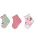 Комплект бебешки чорапи Sterntaler - С морски мотиви, 15/16 размер, 4-6 месеца, 3 чифта - 1t