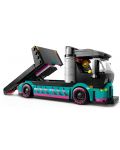Конструктор LEGO City - Състезателна кола и камион за превоз на автомобили (60406) - 6t