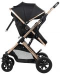 Комбинирана детска количка KikkaBoo - Kaia, 3 в 1, Black - 5t