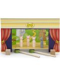 Комплект Viga - Дървен детски куклен театър с магнити, 4 приказки - 4t