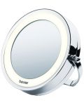 Козметично LED огледало за стена Beurer - BS 59, 11 cm, бяло - 2t