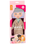Комплект дрехи за кукла Orange Toys Sweet Sisters - Бежов шлифер - 1t