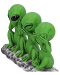 Комплект статуетки Nemesis Now Adult: Humor - Three Wise Martians, 16 cm - 5t