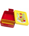 Комплект бутилка и кутия за храна Lego - Iconic Classic, червен, жълт - 4t