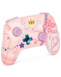 Контролер PowerA - Enhanced Wireless, Princess Peach Plaid (Nintendo Switch) - 2t