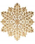 Подложка за хранене ADS - Snowflake, 38 cm, златиста - 1t