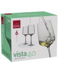 Комплект чаши за вино Rona - Vista 6839, 6 броя x 520 ml - 2t