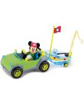 Комплект фигурки IMC Toys - Мики Маус с джип и лодка - 4t
