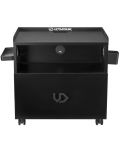 Компютърен шкаф Ultradesk - Crate, черен - 1t