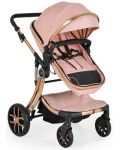Комбинирана детска количка 2 в 1 Moni - Polly, розова - 3t
