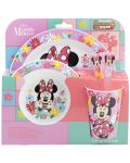 Комплект за хранене Stor - Micro, Minnie Mouse Spring Look, 5 части  - 2t