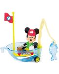 Комплект фигурки IMC Toys - Мики Маус с джип и лодка - 2t