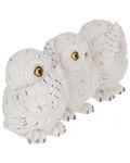 Комплект статуетки Nemesis Now Adult: Gothic - Three Wise Owls, 8 cm - 6t