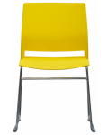 Комплект посетителски столове RFG - Gardena, 4 броя, жълти - 1t